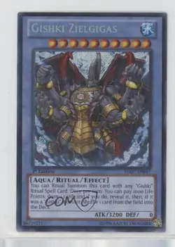 Gishki Zielgigas 1st Ed. YuGiOh Hidden Arsenal 7: Knight of Stars #HA07-EN057 - Image 1