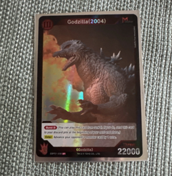 Godzilla Card Game ENGLISH EBP01-008 SR Godzilla(2004) - Image 1
