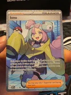 Pokemon TCG - Iono SVP124 FULL ART Trainer Card. Tournament PROMO - Image 1
