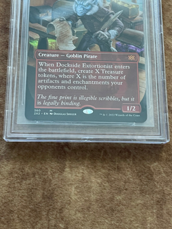 BGS 9 Dockside Extortionist Borderless #360 Regular 2022 Double Masters MTG Card - Image 2