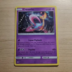 Cresselia 59/156 - NM HOLO RARE SM Ultra Prism - Pokemon 2018 TCG Card - Image 1