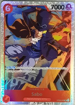 Carte One Piece Card Game Sabo OP05-007 SR Anglais - Image 1