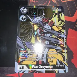 Digimon Card Game - BT2-065 SR - WarGreymon (Alternate Art) *Near Mint* - Image 2