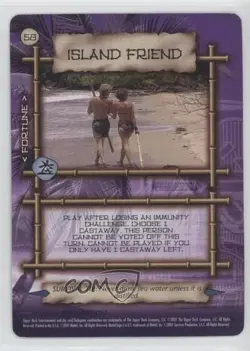 2001 Mattel/Upper Deck Entertainment Survivor Trading Card Game Island Friend - Image 1