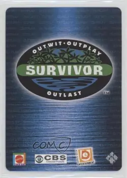 2001 Mattel/Upper Deck Entertainment Survivor Trading Card Game Water #48 - Image 2