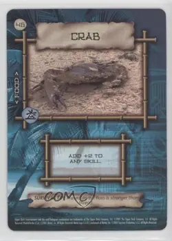 2001 Mattel/Upper Deck Entertainment Survivor Trading Card Game Crab #46 - Image 1