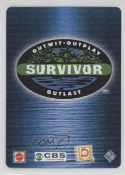 2001 Mattel/Upper Deck Entertainment Survivor Trading Card Game Butod #44 - Image 2