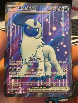 Pokemon TCG Absol ex Full Art Rare Card 214/197 Obsidian Flames - Image 1