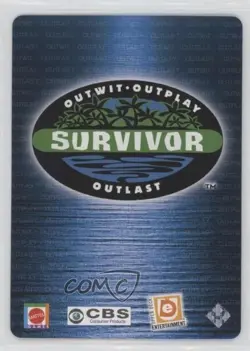 2001 Mattel/Upper Deck Entertainment Survivor Trading Card Game Add Alliance #43 - Image 2