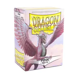 Arcane Tinmen Card Protection Standard Sleeves - Matte Pink (100) SW (New) - Image 1