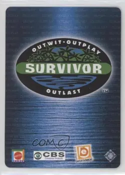 2001 Mattel/Upper Deck Entertainment Survivor Trading Card Game Hunger #36 - Image 2