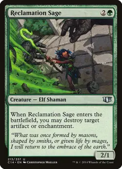 Reclamation Sage Commander 2014 NM Green Uncommon MAGIC MTG CARD ABUGames - Image 1