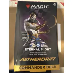 Eternal Might Aetherdrift Commander Deck MTG Magic the Gathering - *NEW SEALED* - Image 1