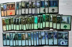 MTG Lot of 54 FOIL Basic Lands - Image 1