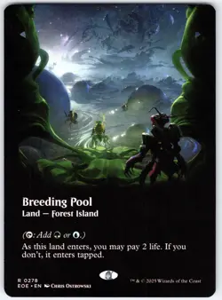 Breeding Pool (Borderless) - Edge of Eternities - MTG Magic - Image 1