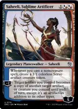 Saheeli, Sublime Artificer Commander: Aetherdrift 119 Near Mint MTG - Image 1