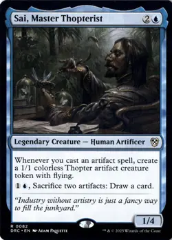 Sai, Master Thopterist Commander: Aetherdrift 82 Near Mint MTG - Image 1