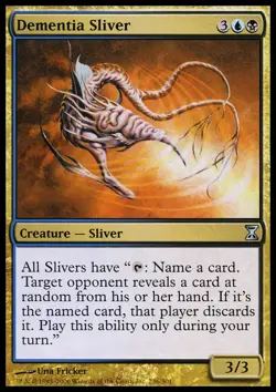 MTG magic cards 1x Dementia Sliver - Foil Time Spiral NM-Mint, English - Image 1