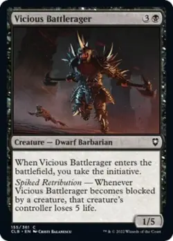 Vicious Battlerager - Light Play MTG Commander Legends: Battle for Baldur's Gate - Image 1