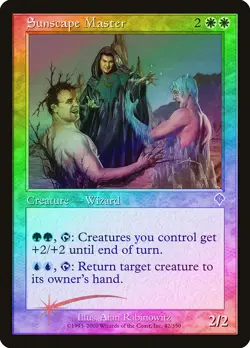 Sunscape Master FOIL Invasion HEAVILY PLD White Rare MAGIC MTG CARD ABUGames - Image 1