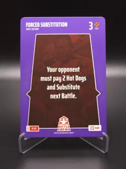 Force Substitution 2025 Bo Jackson Battle Arena Alpha Update Play Card #PL-85 - Image 1