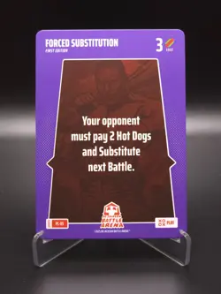 Force Substitution 2025 Bo Jackson Battle Arena Alpha Update Play Card #PL-85 - Image 5