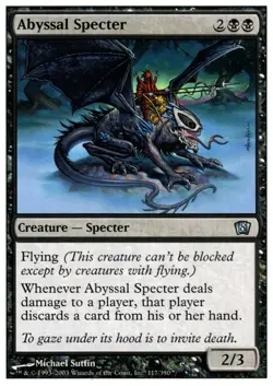 1x Abyssal Specter NM, English MTG 8th Edition - Image 1