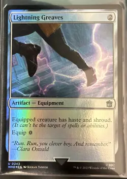 Lightning Greaves Magic the Gathering, MTG Doctor Who FOIL (0243) - Image 1
