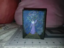 Hand Painted Mtg Deck Box - Classic Fantasy -One Of A Kind Artwork tappedAlters - Image 1