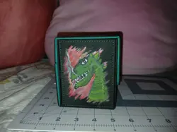 Hand Painted Mtg Deck Box - Classic Fantasy -One Of A Kind Artwork tappedAlters - Image 2