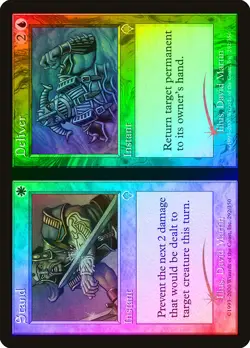 Stand and Deliver FOIL Invasion NM White Blue Uncommon MAGIC MTG CARD ABUGames - Image 1