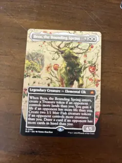 1x MTG Beza, the Bounding Spring (Borderless) - Bloomburrow 287 - Magic NM - Image 1