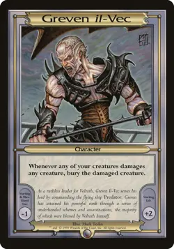 Greven il-Vec Vanguard HEAVILY PLD Special MAGIC THE GATHERING MTG CARD ABUGames - Image 1