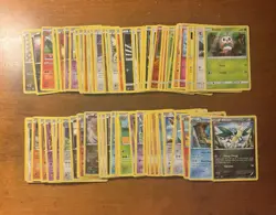 Pokemon Card Lot Black White - Sun And Moon Lot ~ 76 Card Lot - Image 1