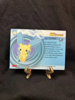 TOPPS Pokemon Advanced 2003 Minun #57 Vintage - Image 2