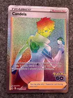 Pokemon TCG Card Candela 083/078 Pokemon Go Full Art Trainer Rainbow Rare - Image 1