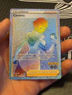 Pokemon TCG Card Candela 083/078 Pokemon Go Full Art Trainer Rainbow Rare - Image 1
