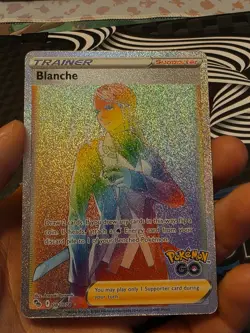 Pokemon Card Blanche 082/078 Pokemon GO Secret Rare Near Mint - Image 1