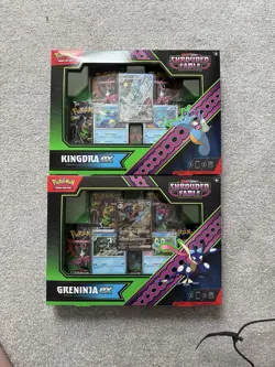 Pokemon TCG Greninja EX and Kingdra EX Special Illustration Collection, sealed - Image 1