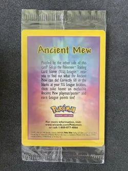 Pokemon Ancient Mew Sealed 2000 Movie Promo Holo English Vintage WOTC - Image 2