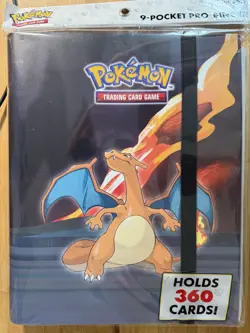9 Pocket PRO Binder Holder Storage for Pokemon - Charizard Scorching Summit - Image 1