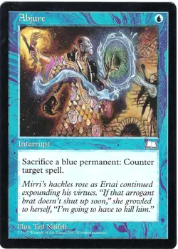 (2X) Abjure Weatherlight Common - MTG Magic the Gathering Card - Image 1