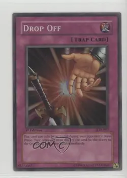 Drop Off 1st Ed. YuGiOh Legacy of Darkness #LOD-097 2003 - Image 1