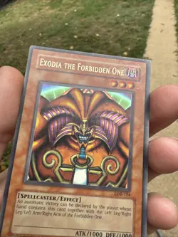 Yugioh Exodia the Forbidden One LOB-124 All 5 Pieces Full Set of Exodia - Image 4