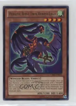 Heraldic Beast Twin Headed Eagle Unlimited YuGiOh Cosmo Blazer #CBLZ-EN015 - Image 1