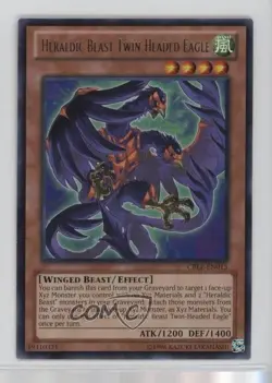 Heraldic Beast Twin Headed Eagle Unlimited YuGiOh Cosmo Blazer #CBLZ-EN015 - Image 1