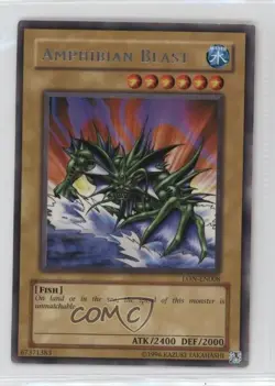 Amphibian Beast English Worldwide Unlimited YuGiOh Labyrinth of Nightmare 2003 - Image 1