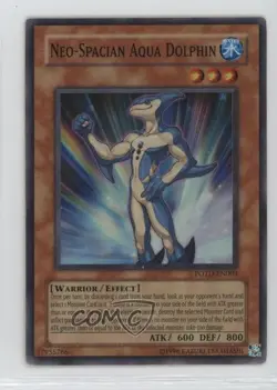 Neo-Spacian Aqua Dolphin Unlimited YuGiOh Power of the Duelist #POTD-EN003 2006 - Image 1