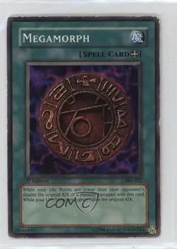 Megamorph 1st Ed. YuGiOh Starter Deck Kaiba Evolution #SKE-037 2004 - Image 1