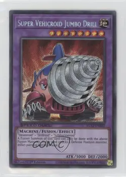 Super Vehicroid Jumbo Drill 1st Ed. YuGiOh Speed Duel GX: Midterm Paradox - Image 1